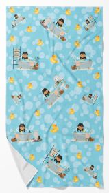 Black and Tan Pomeranian Bath Towel Large Oversized Plush Fitness Body Towel, Ultra Soft Absorbent Quick Drying, 42"L x 24"W