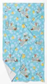 Cream Chihuahua Bath Towel Large Oversized Plush Fitness Body Towel, Ultra Soft Absorbent Quick Drying, 42"L x 24"W