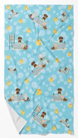 Wirehair Red and Tan Dachshund Bath Towel Large Oversized Plush Fitness Body Towel, Ultra Soft Absorbent Quick Drying, 42"L x 24"W