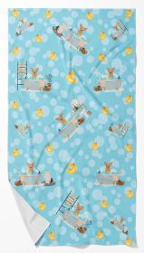 Gold Chihuahua Bath Towel Large Oversized Plush Fitness Body Towel, Ultra Soft Absorbent Quick Drying, 42"L x 24"W