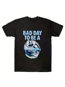 Graphic printing is available, men's crew neck short sleeve t-shirt, casual comfortable lightweight top (Color: Black, size: XXL)