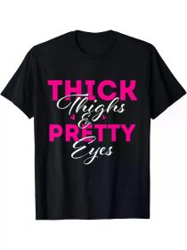 Men's Cotton Graphic Tee - Casual & Comfy, Breathable Crew Neck T-Shirt for Fitness & Casual Attire (Color: Black, size: XXL)