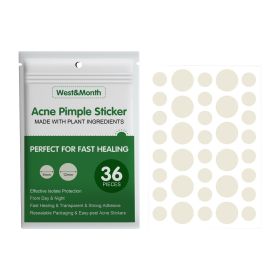 West&Month Hydrocolloid Acne Patch 36PCS Invisible Makeup, Artificial Skin Care, Essential Oils, Waterproof Concealer, Breathable Acne Patch (Option: Indescribable)
